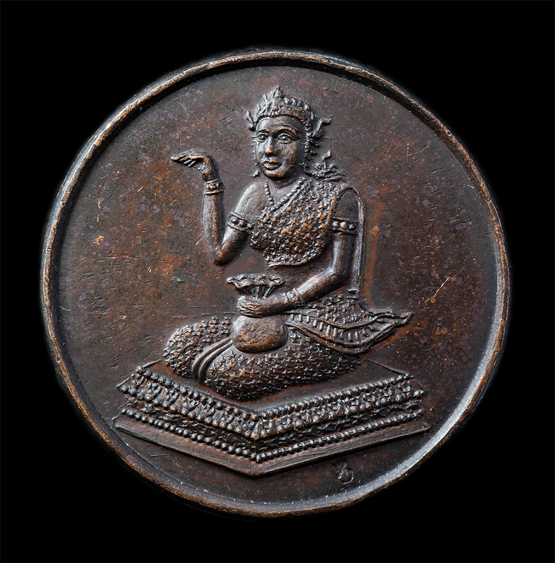 2568-12-07 14-1 (139)p.jpg - ​เหรียญนางกวักโภคทรัพย์ หลวงปู่ม่น ธัมมจิณโณ วัดเนินตามาก ต.โคกเพลาะ อ.พนัสนิคม จ.ชลบุรี ปี2535 เหรียญเนื้อทองแดง ตอกโค็ต พระเก่าสวย มวลสารดี น่าเก็บส [..] | https://kamulet.in.th